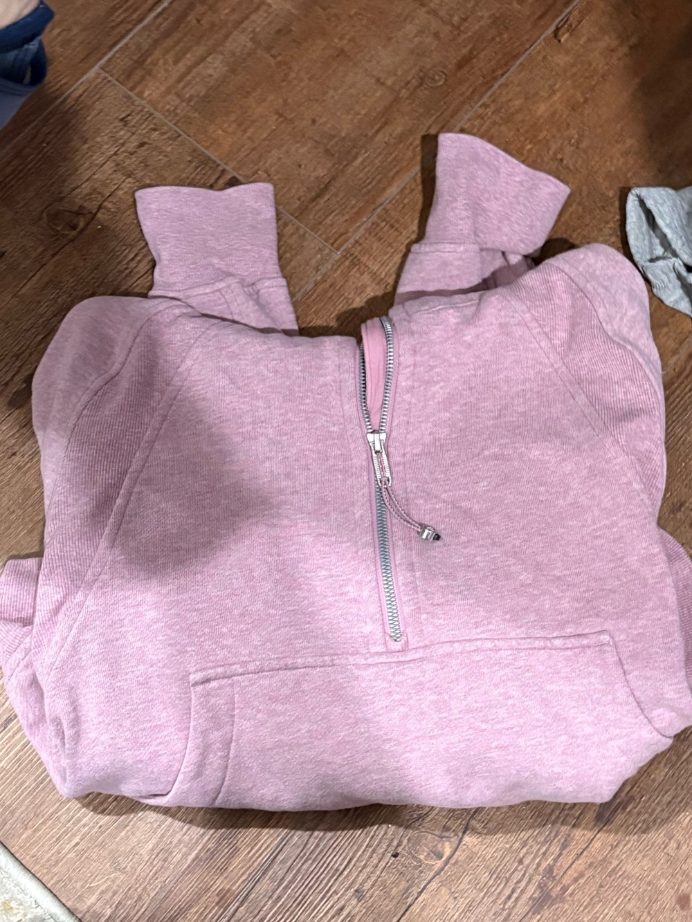 lululemon athletica Light Pink Half-Zip Hoodie